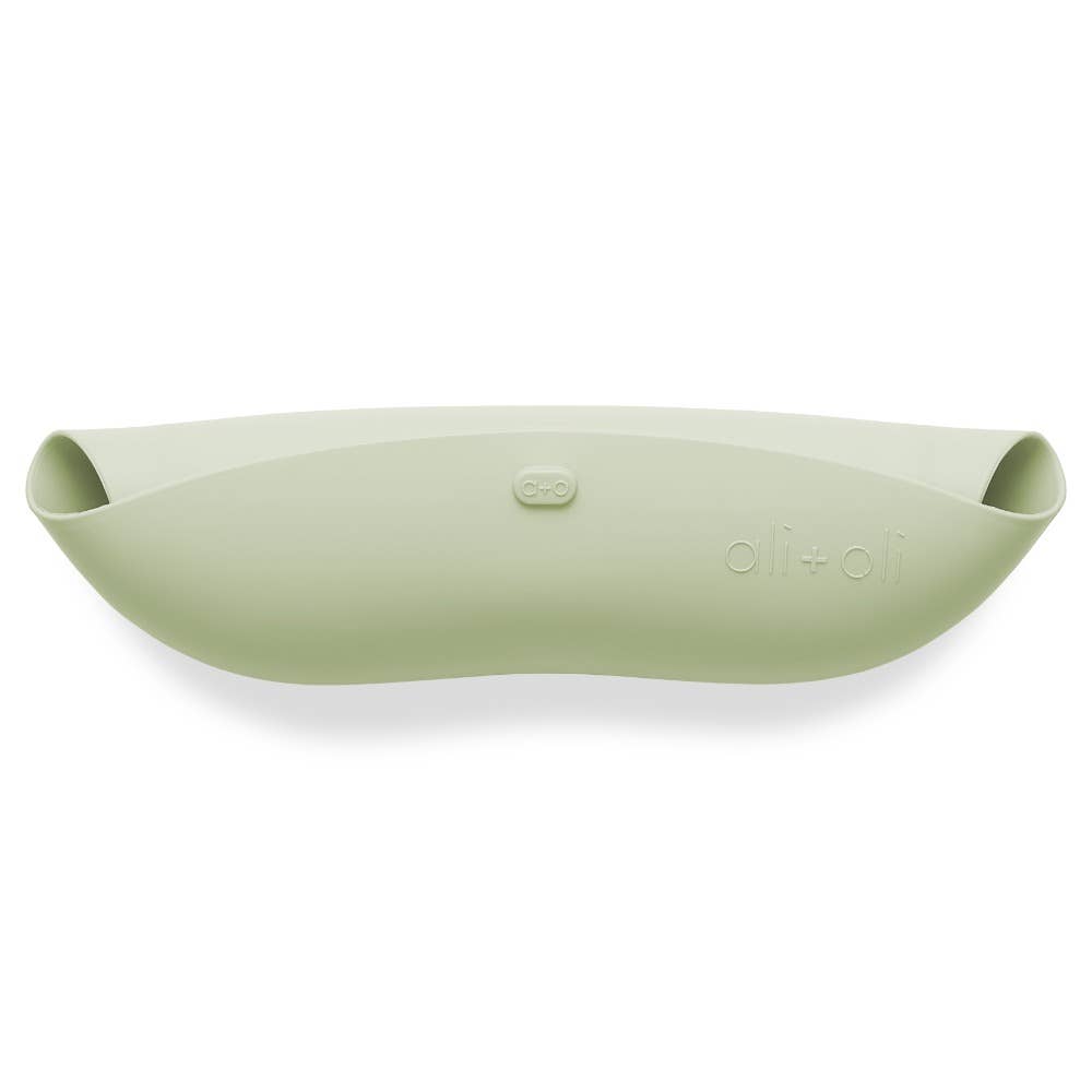 Ali+Oli - Silicone Baby Bib (Light Sage)