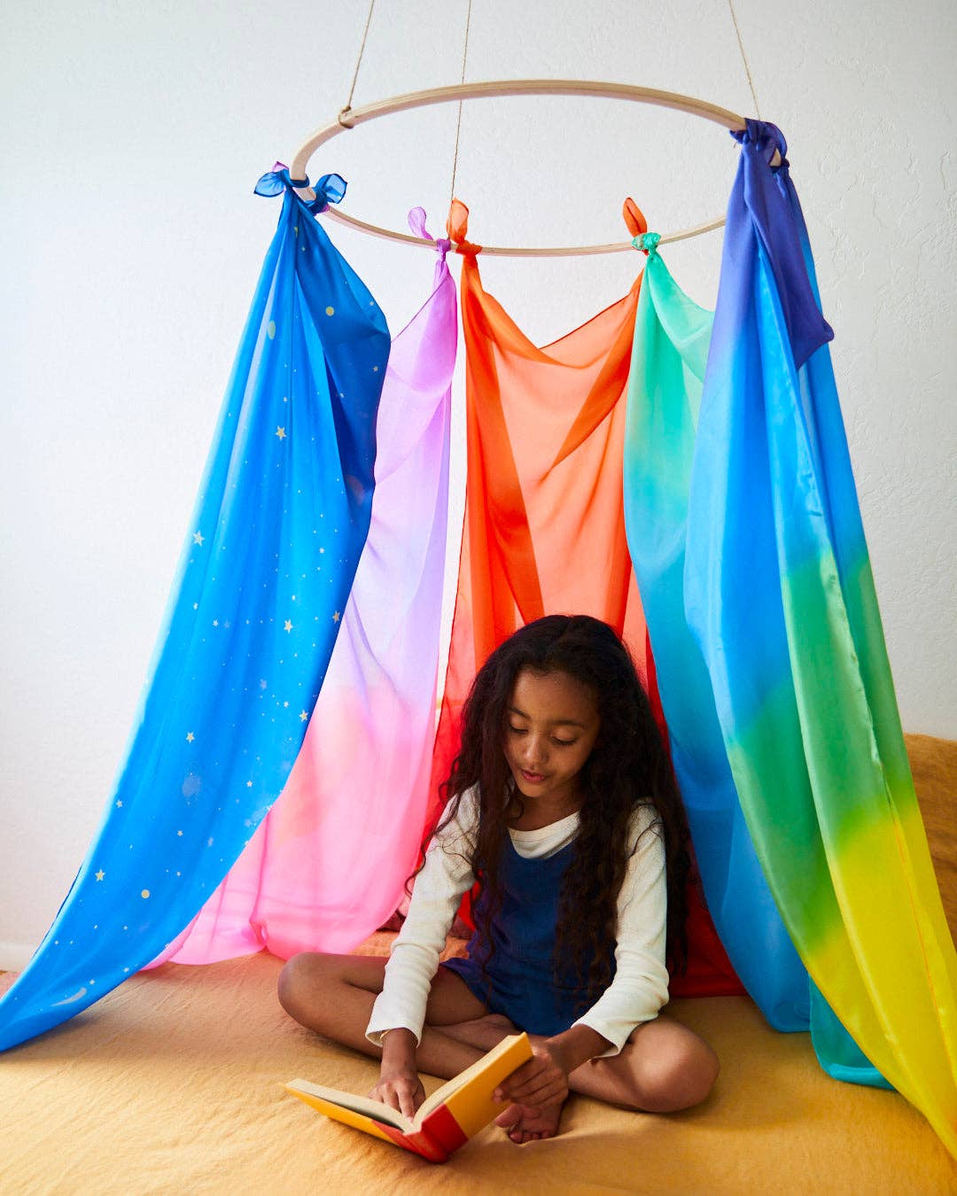 Rainbow Playsilks for Fort Building