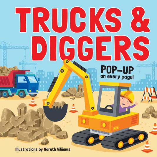 Simon & Schuster - Trucks & Diggers: Pop-Up Book by