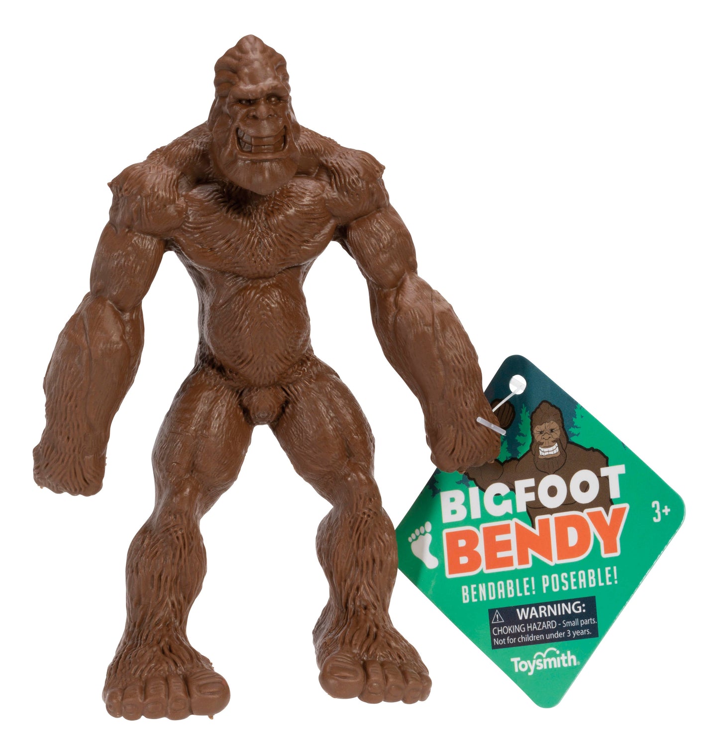 Toysmith - Bigfoot Bendy, Stretchy Toy