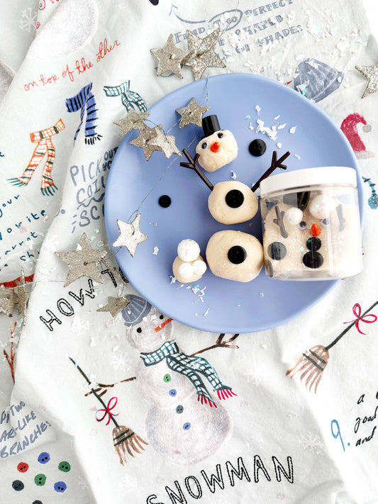 Earth Grown KidDoughs - Snowman Mini Dough-To-Go