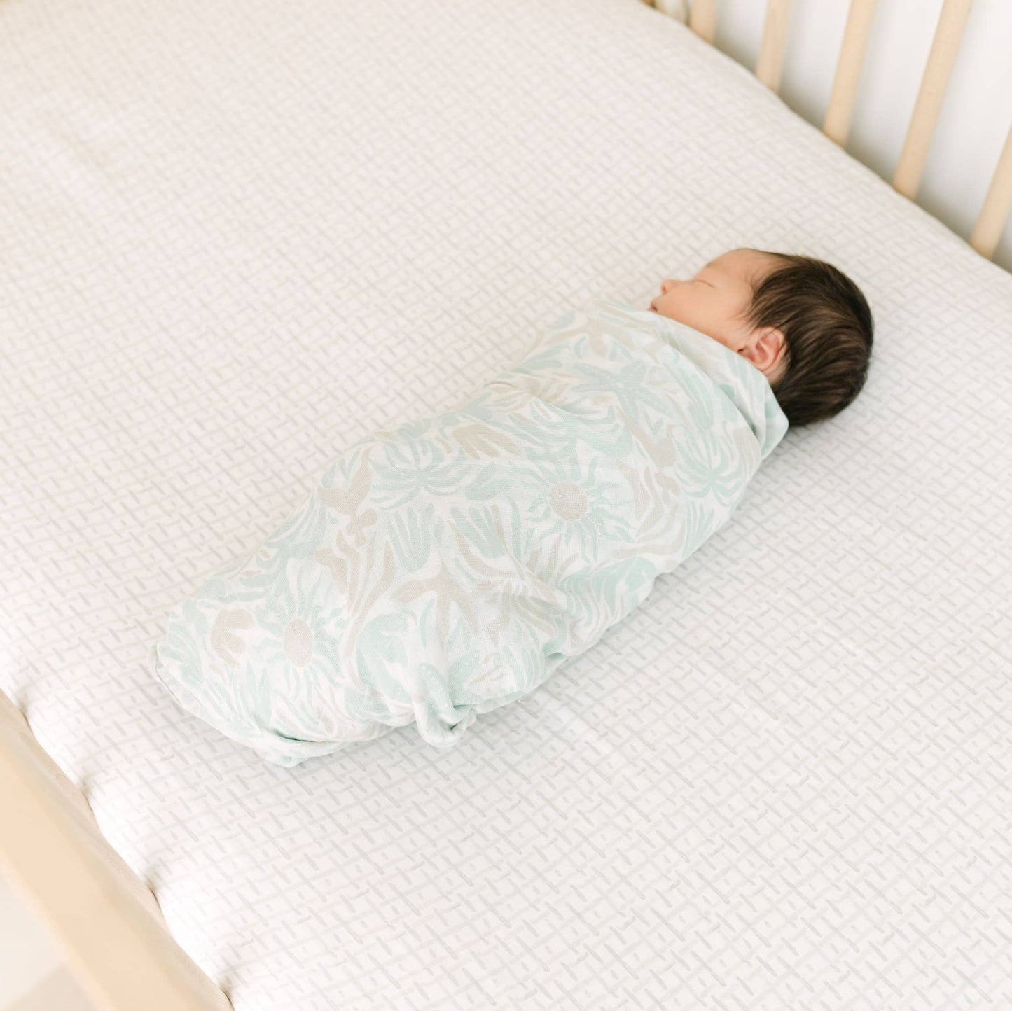 Crane Baby Beach Life 3Pc Swaddle Set