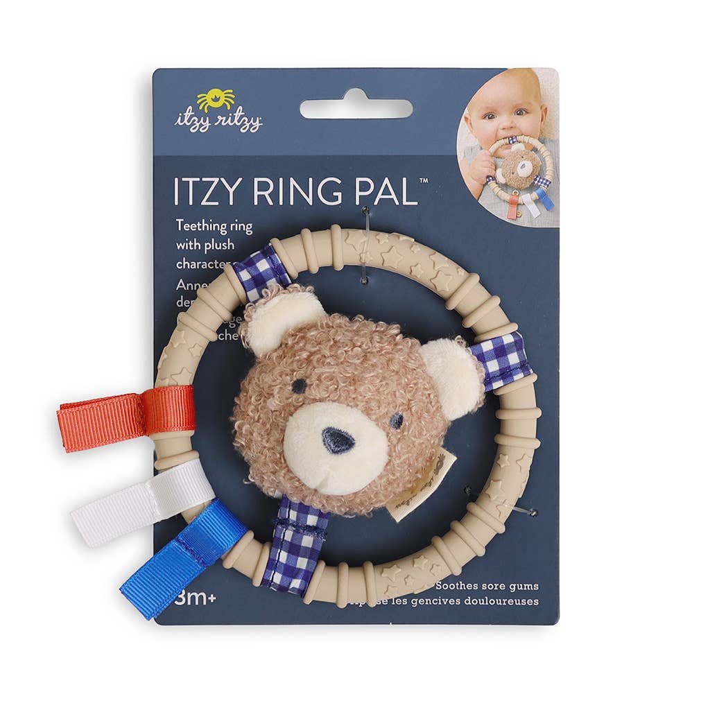 Itzy Ritzy -  Itzy Ring Pal™ - Teething Ring with Plush Character