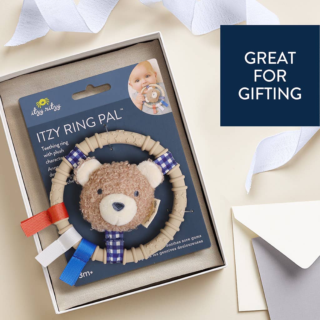 Itzy Ritzy -  Itzy Ring Pal™ - Teething Ring with Plush Character