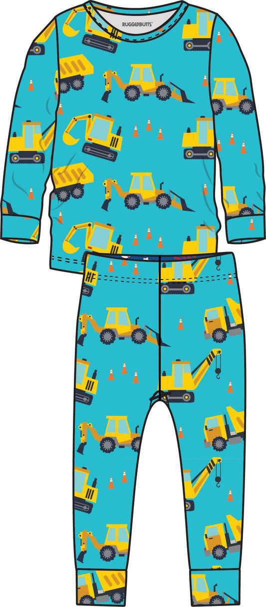 Under Construction Bamboo LS PJs