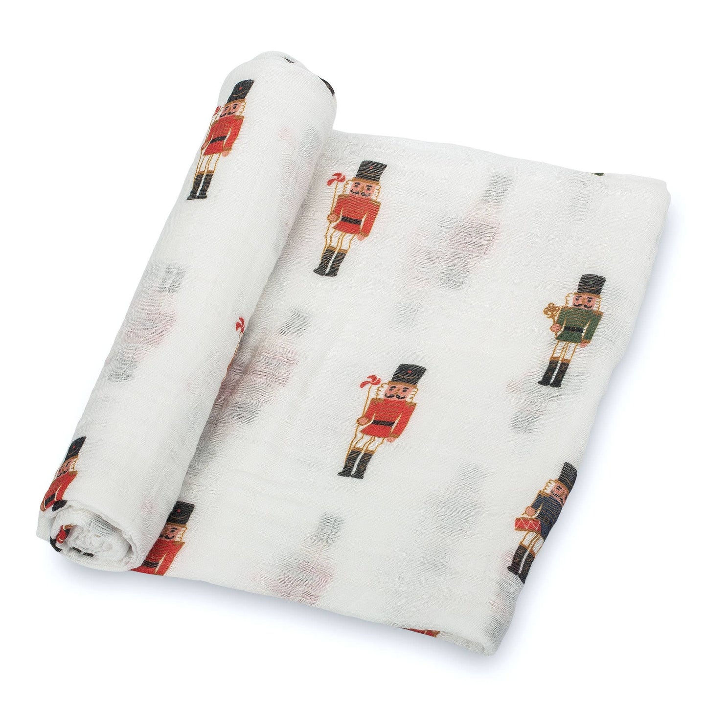 LollyBanks - What's Cracking Christmas Baby Muslin Cotton Blanket