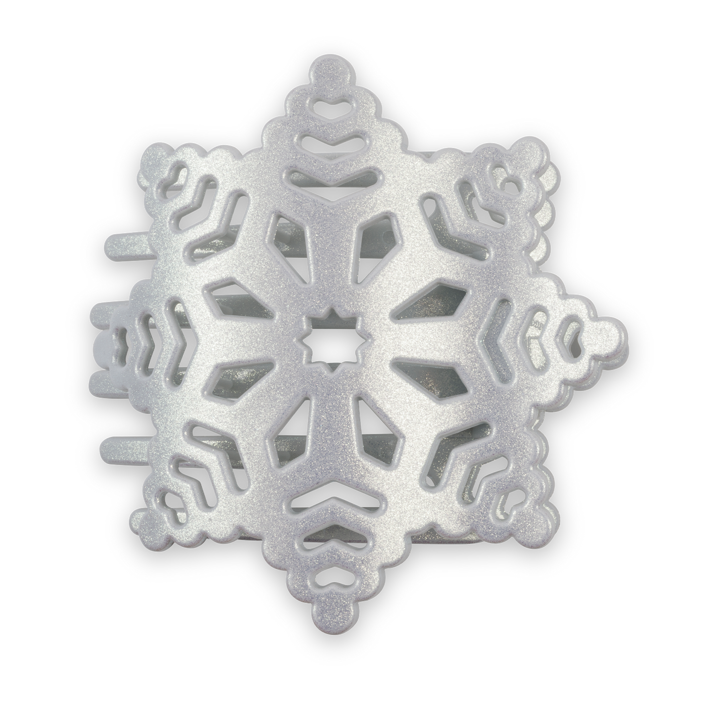TELETIES - Flat Hair Clip | Medium | Snowflake