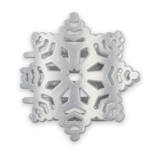 TELETIES - Flat Hair Clip | Medium | Snowflake