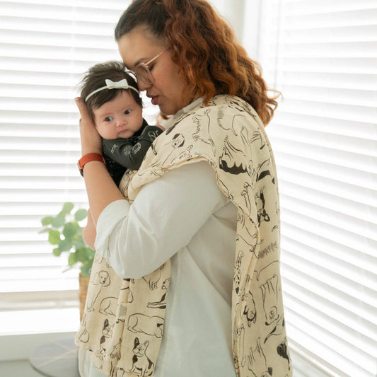 Ellie Sue - Good Dog Muslin Swaddle Blanket