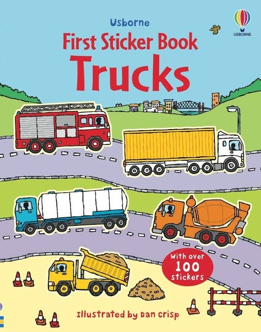 HarperCollins - First Sticker Book Trucks : Usborne