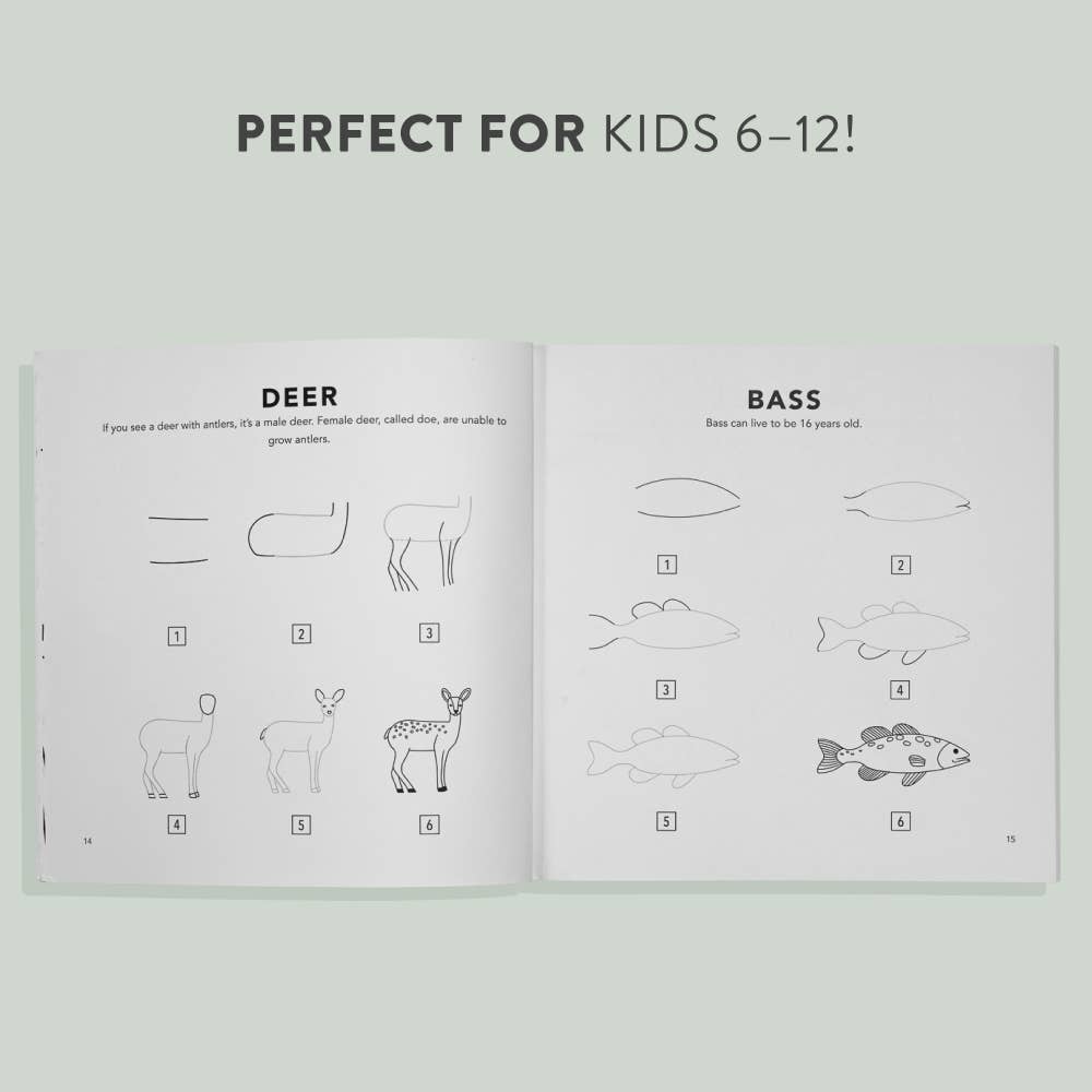 Penguin Random House LLC - Mushrooms & Woodland Creatures: How to Draw Books for Kids