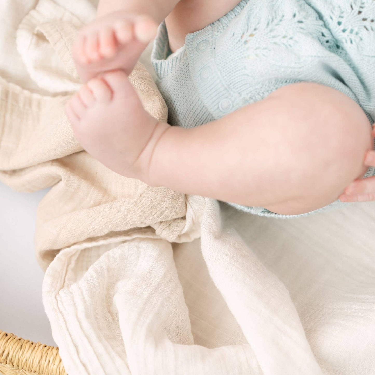 Crane Baby Beach Life 3Pc Swaddle Set