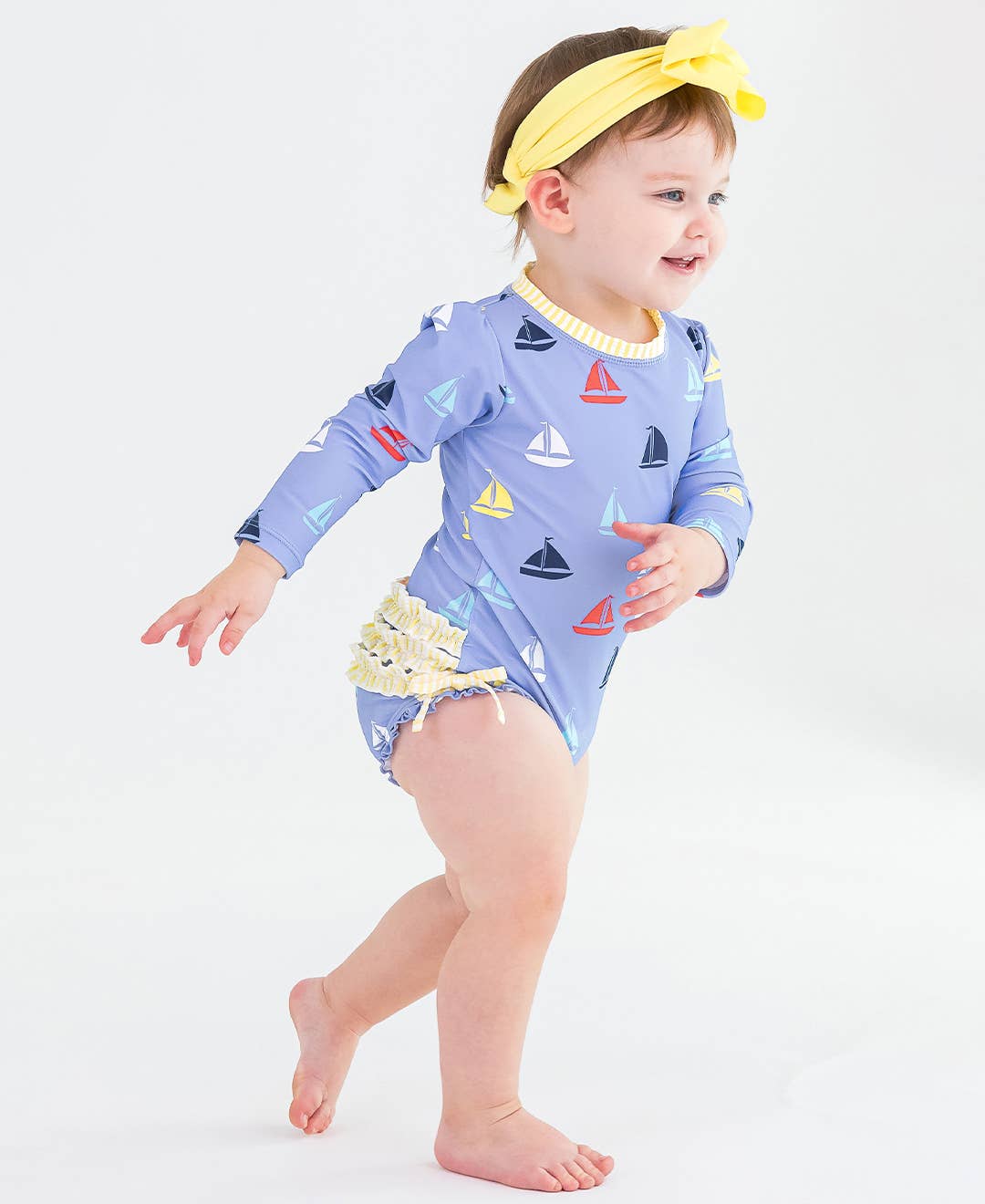 Girls Banana Swim Bow Headband