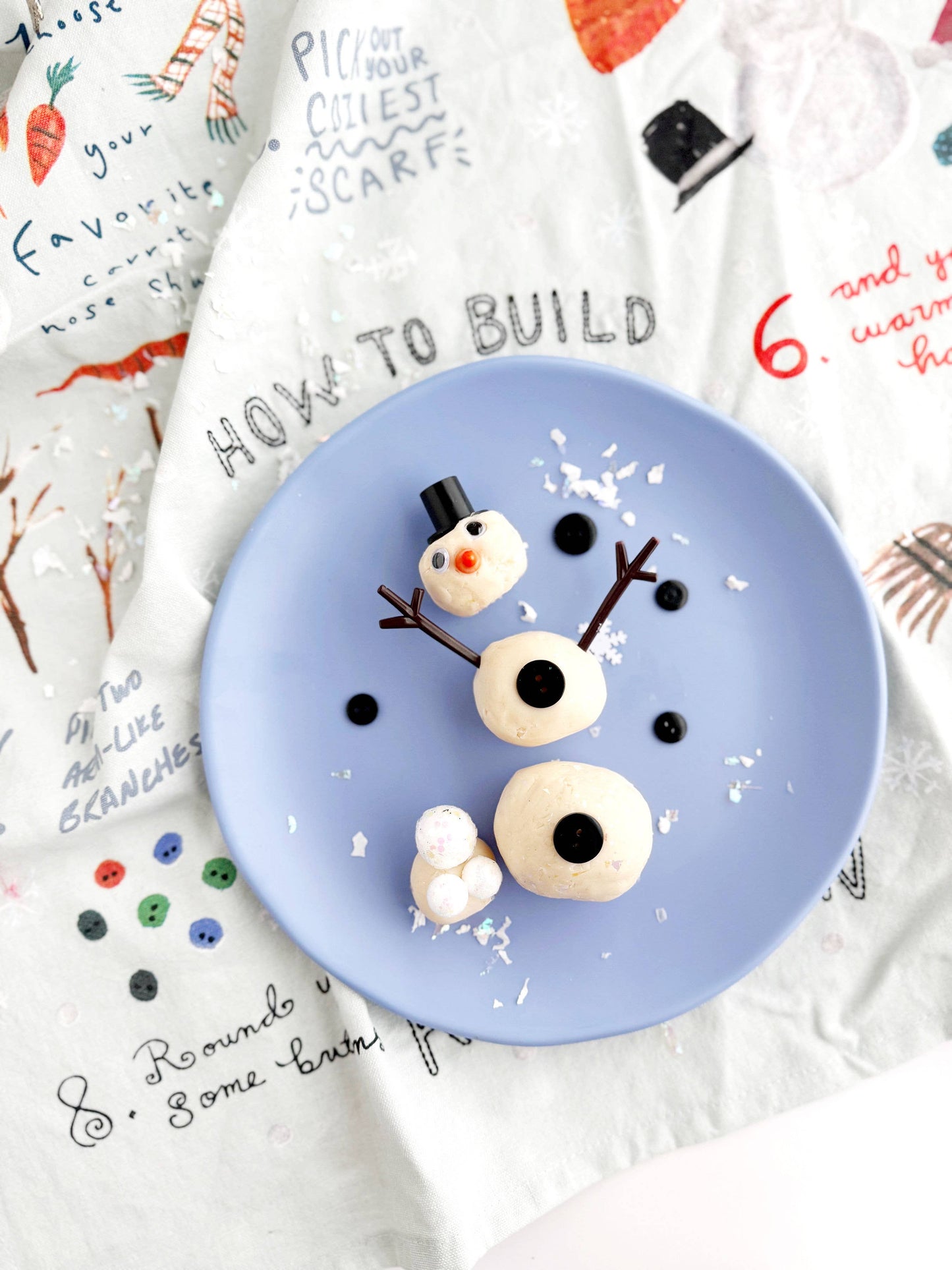Earth Grown KidDoughs - Snowman Mini Dough-To-Go