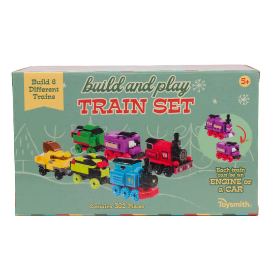 Toysmith - Build & Play Train Set