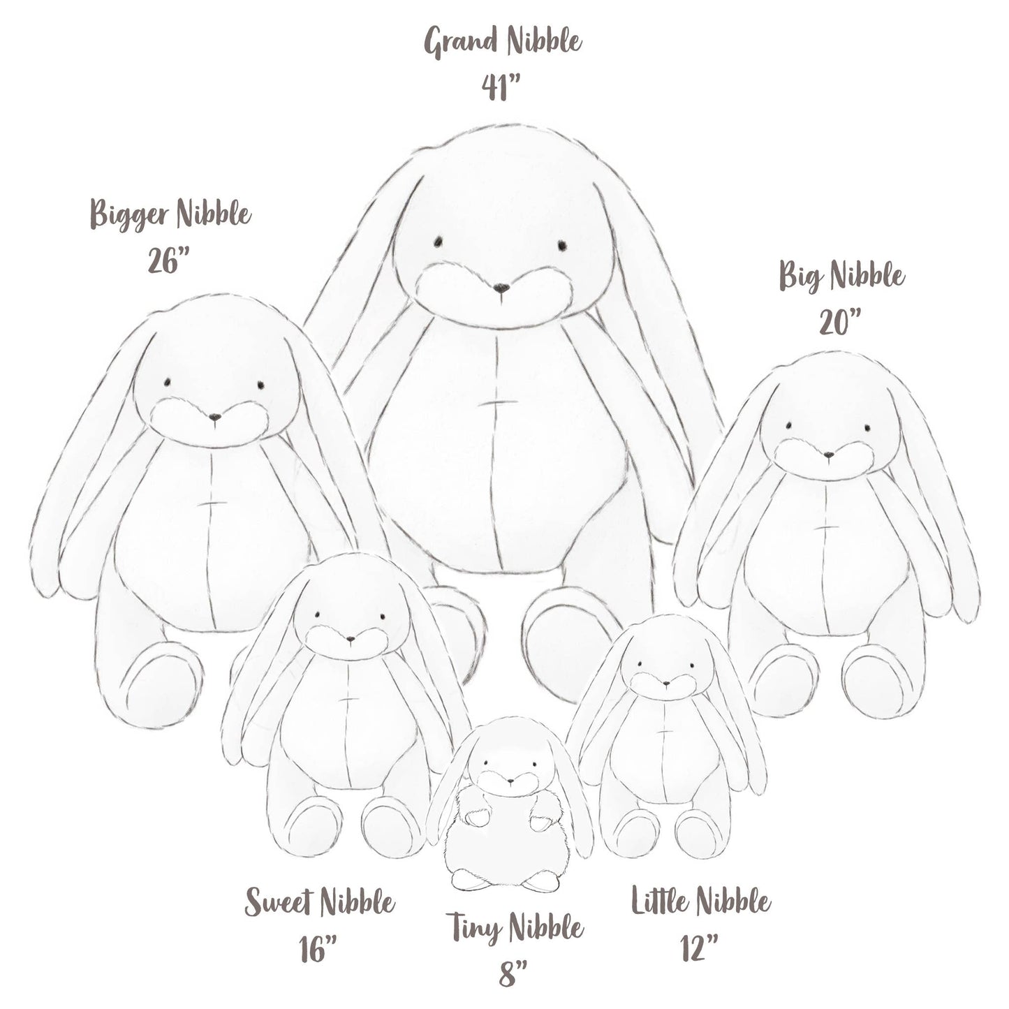 Bunnies By the Bay - Little Nibble 12" Bunny Blue