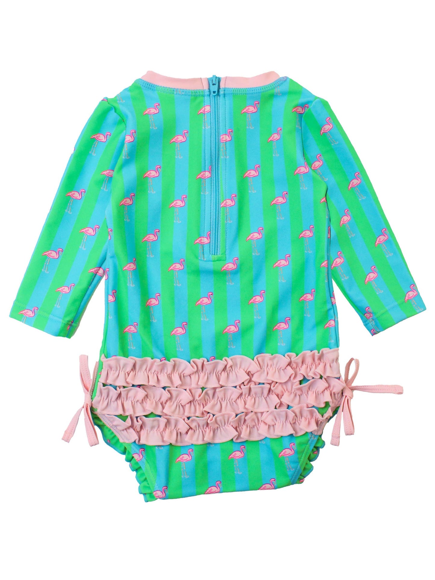 Neon Flamingo Stripe LS OP RG