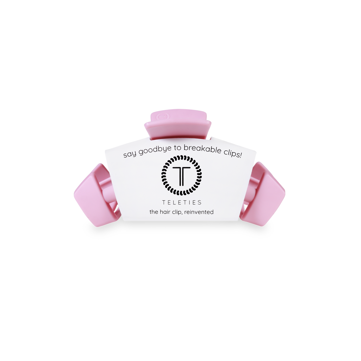 TELETIES - Classic Hair Clip | Tiny | Merry Pinkmas