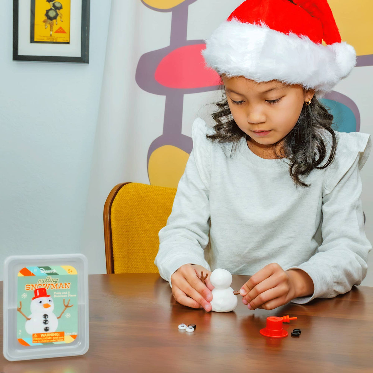 Toysmith - Melting Snowman Putty/Slime, Christmas, holiday