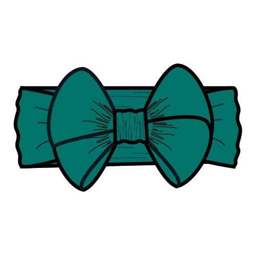 Emerald Green Big Bow Headband