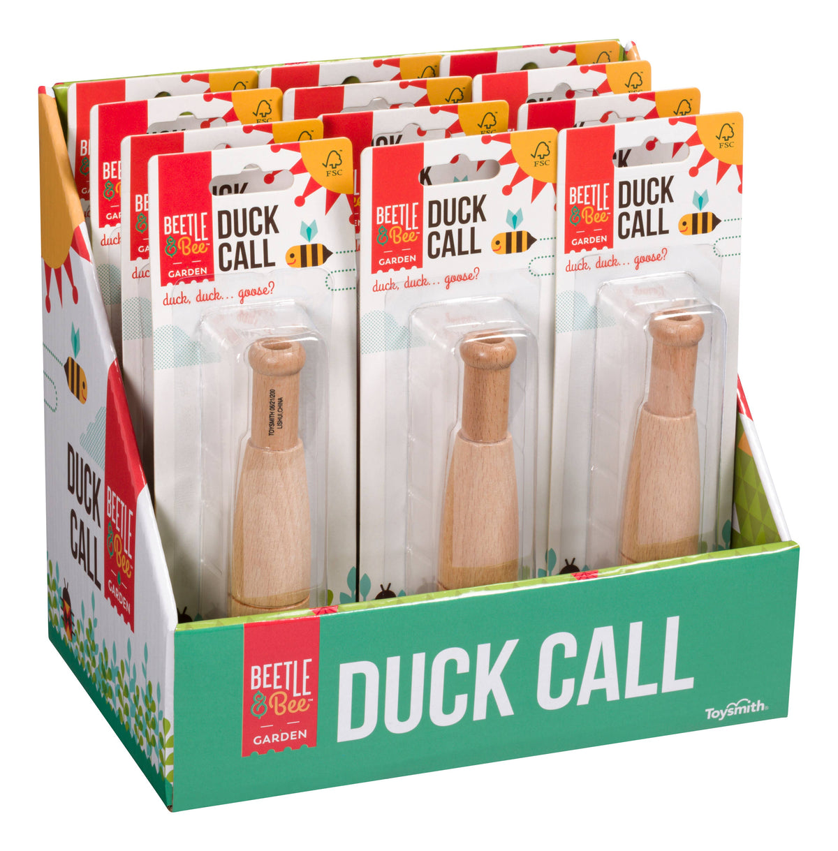 Toysmith - Beetle & Bee Garden Duck Call