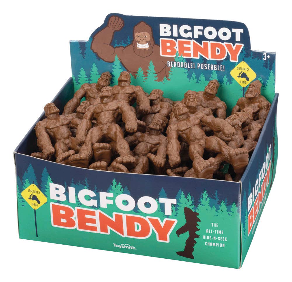 Toysmith - Bigfoot Bendy, Stretchy Toy