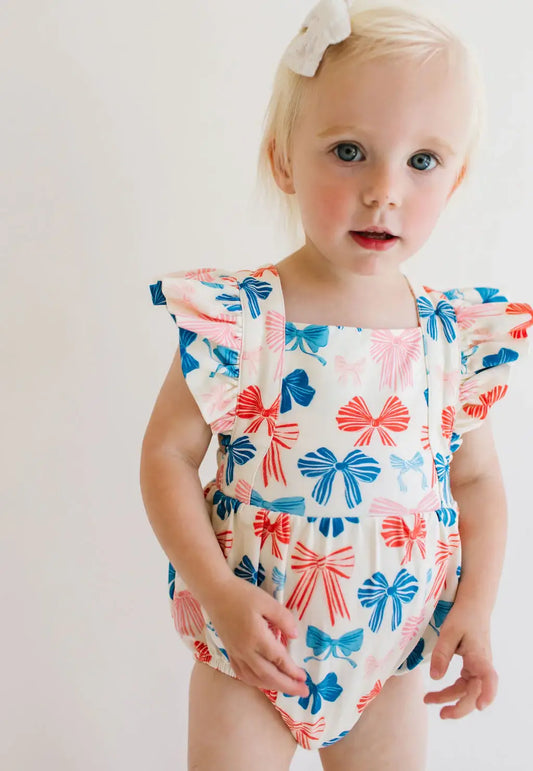Emmy Bubble in Patriotic Bows