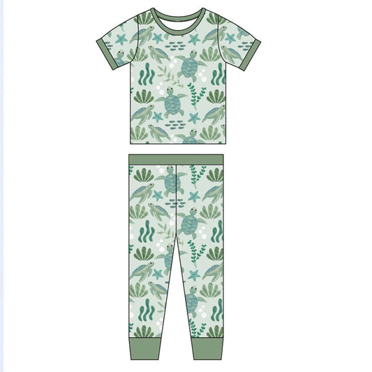 Emerson and Friends - Save the Sea Turtles Bamboo Kids Pajamas