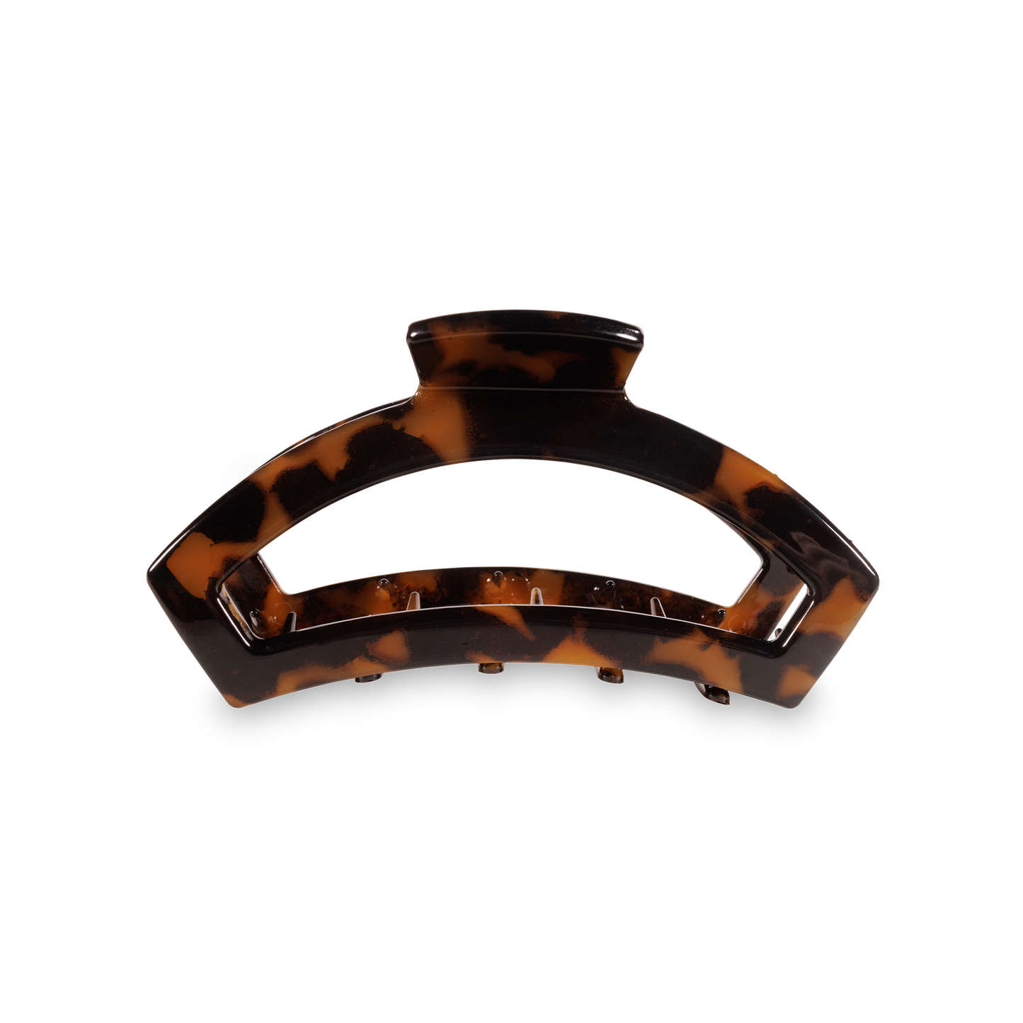 TELETIES - Open Hair Clip | Medium | Tortoise