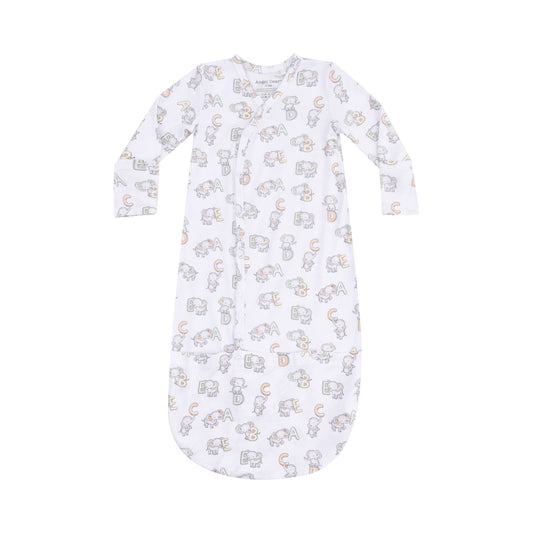 Elephant ABC Bundle Gown 0-3m