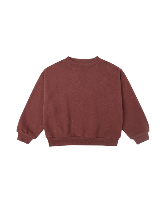 Relaxed Sweatshirt||Burgundy