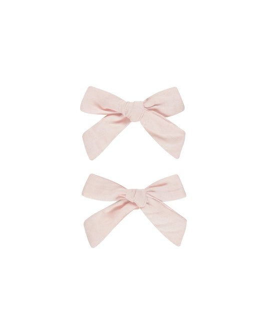 Bows Set of 2||Blush