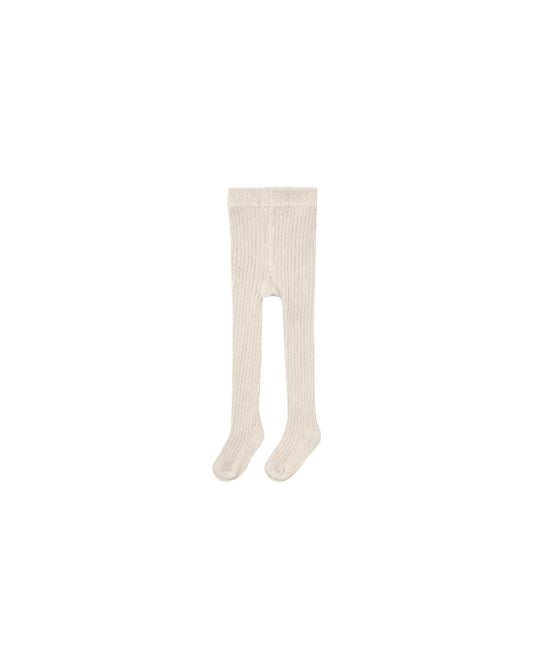 Ribbed Tights||Natural