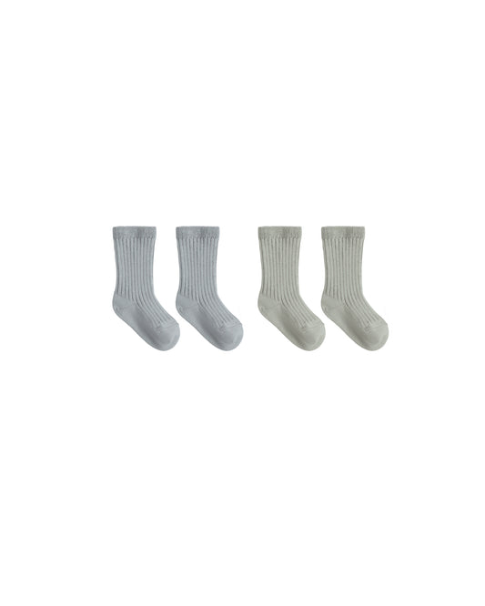 Socks Set||Fern,Steel Blue