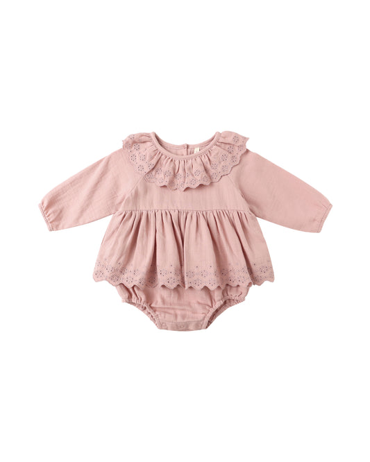 Thalia Romper||Rose