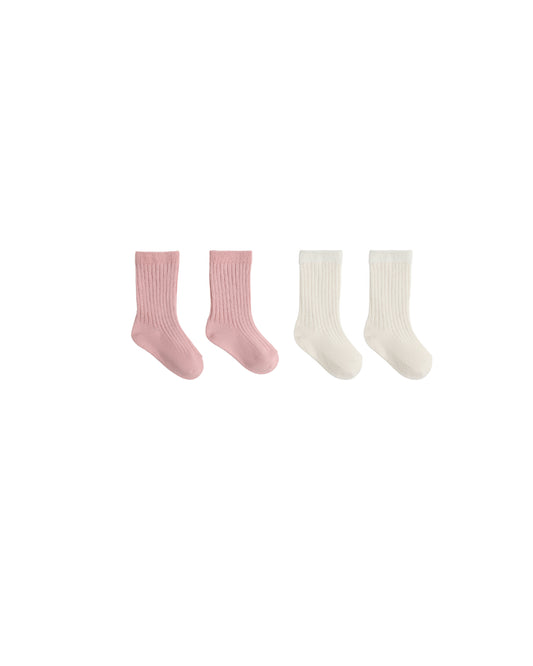 Socks Set||Natural, Rose
