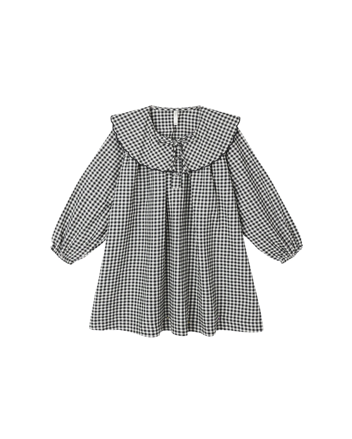 Mini Dress||Black Gingham