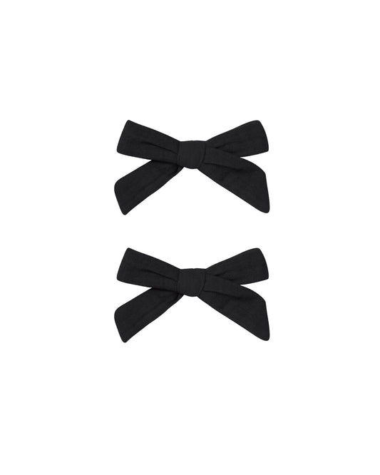 Bows, Set of 2||Black