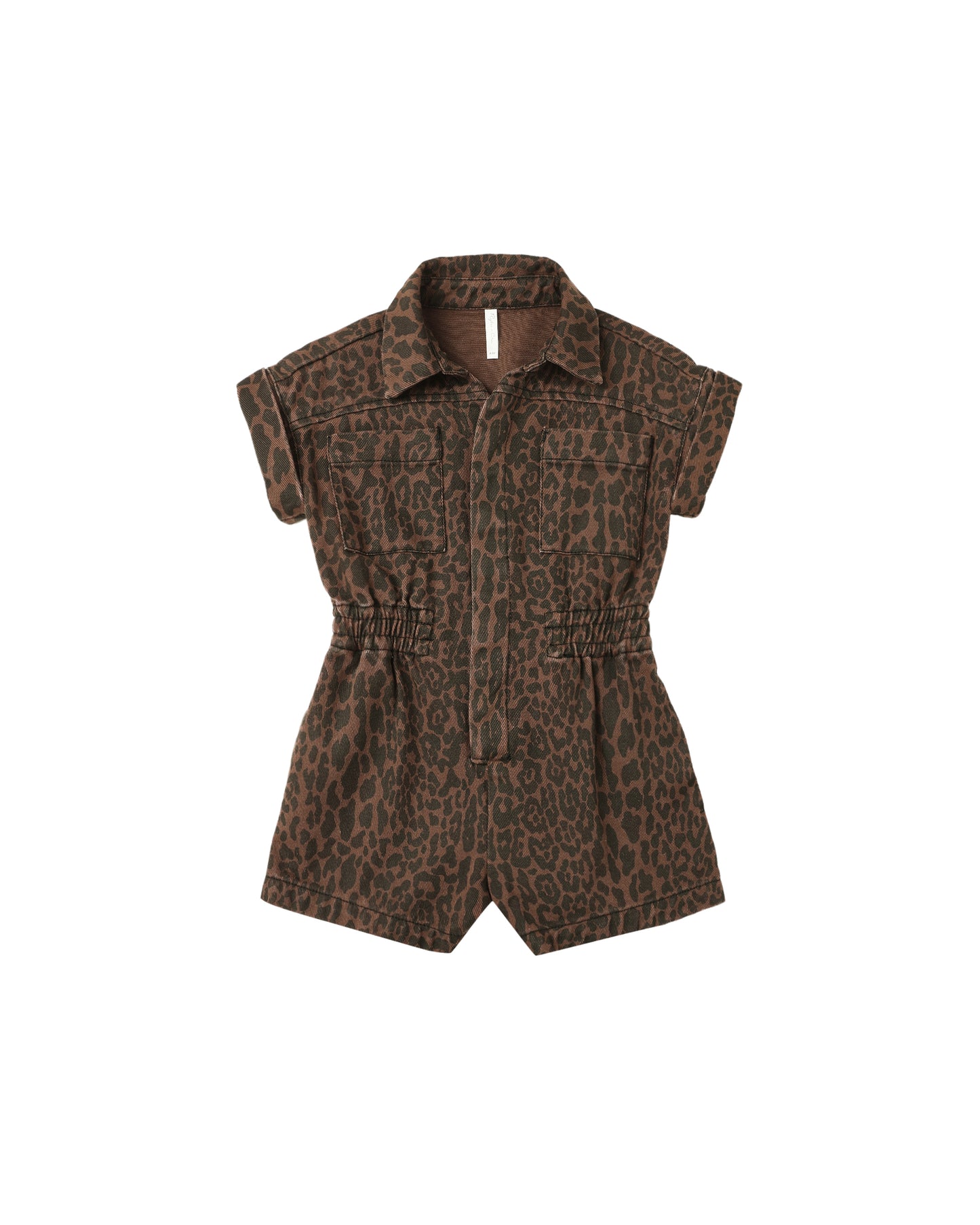 Utility Romper||Leopard