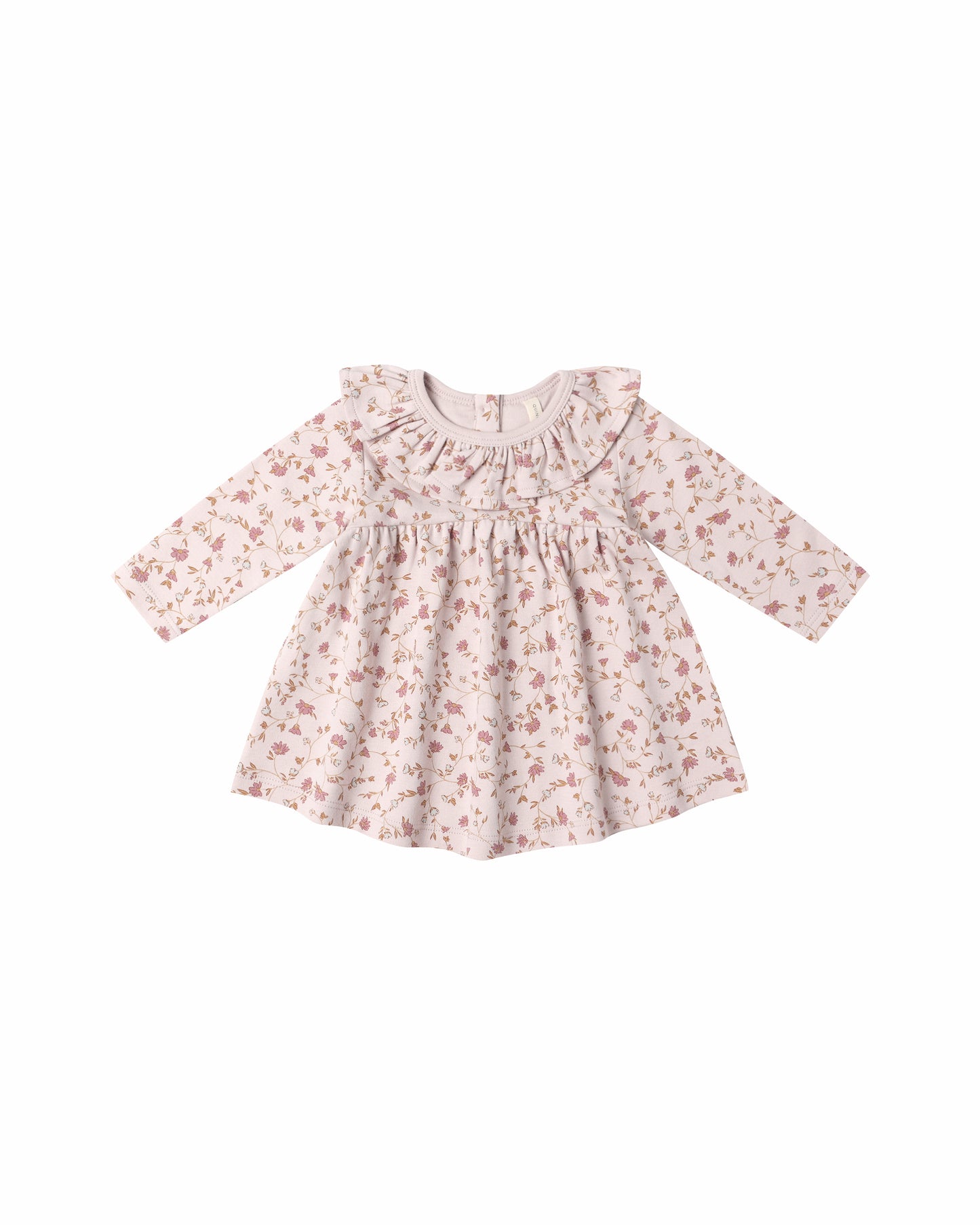 Ruffle Collar Jersey Dress||Garden