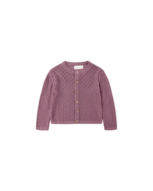 Knit Cardigan||Mulberry