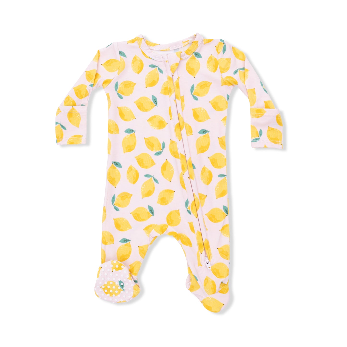 Sunny Lemons - 2Way Zip Footie