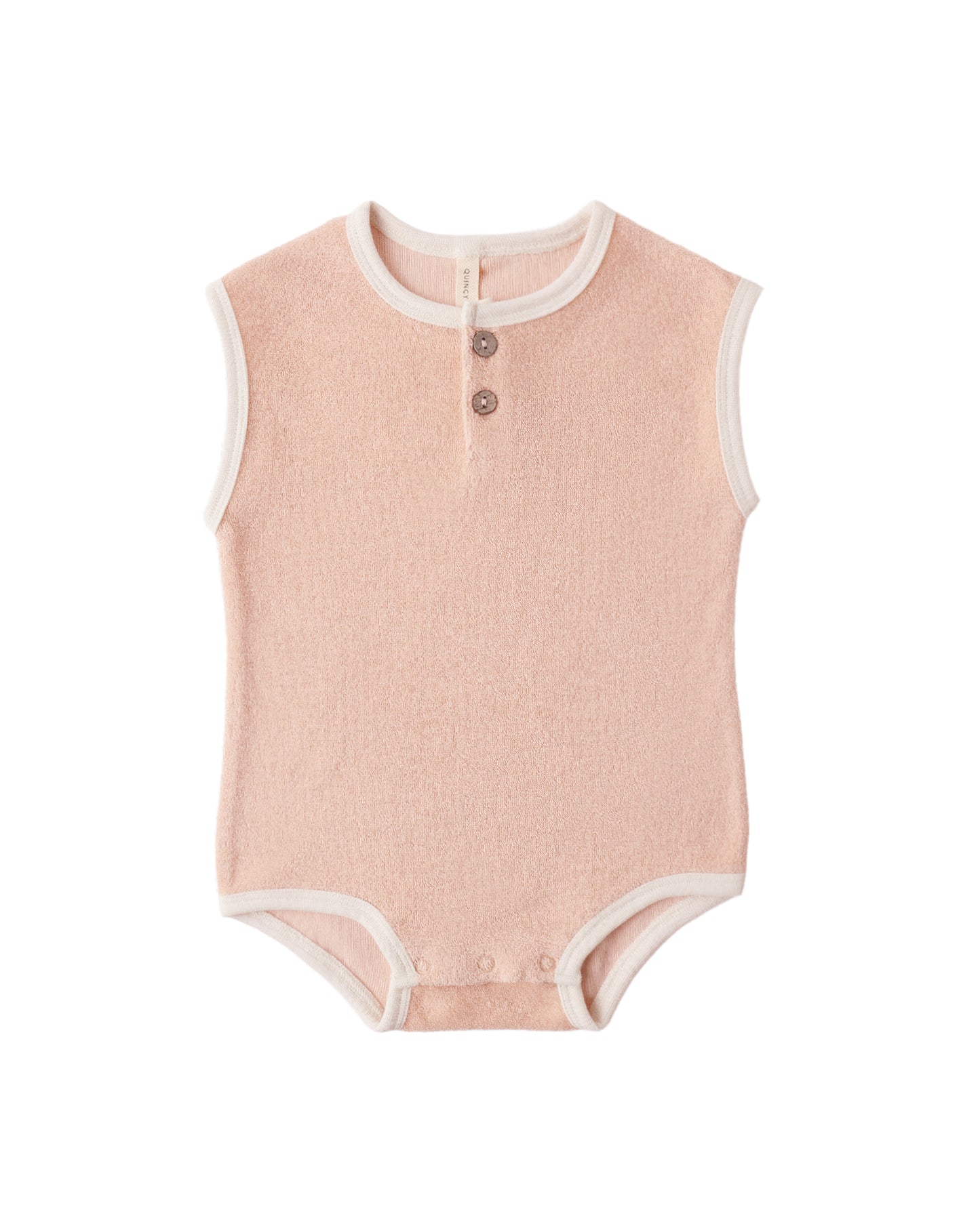Terry Cloth Romper Melon