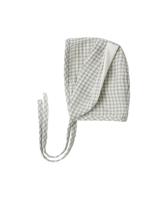 Bunny Bonnet Sage Gingham