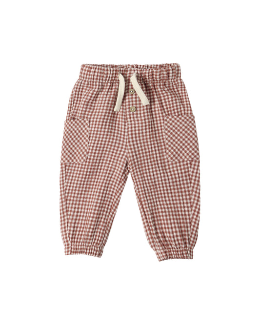 Luca Pant||Red Gingham