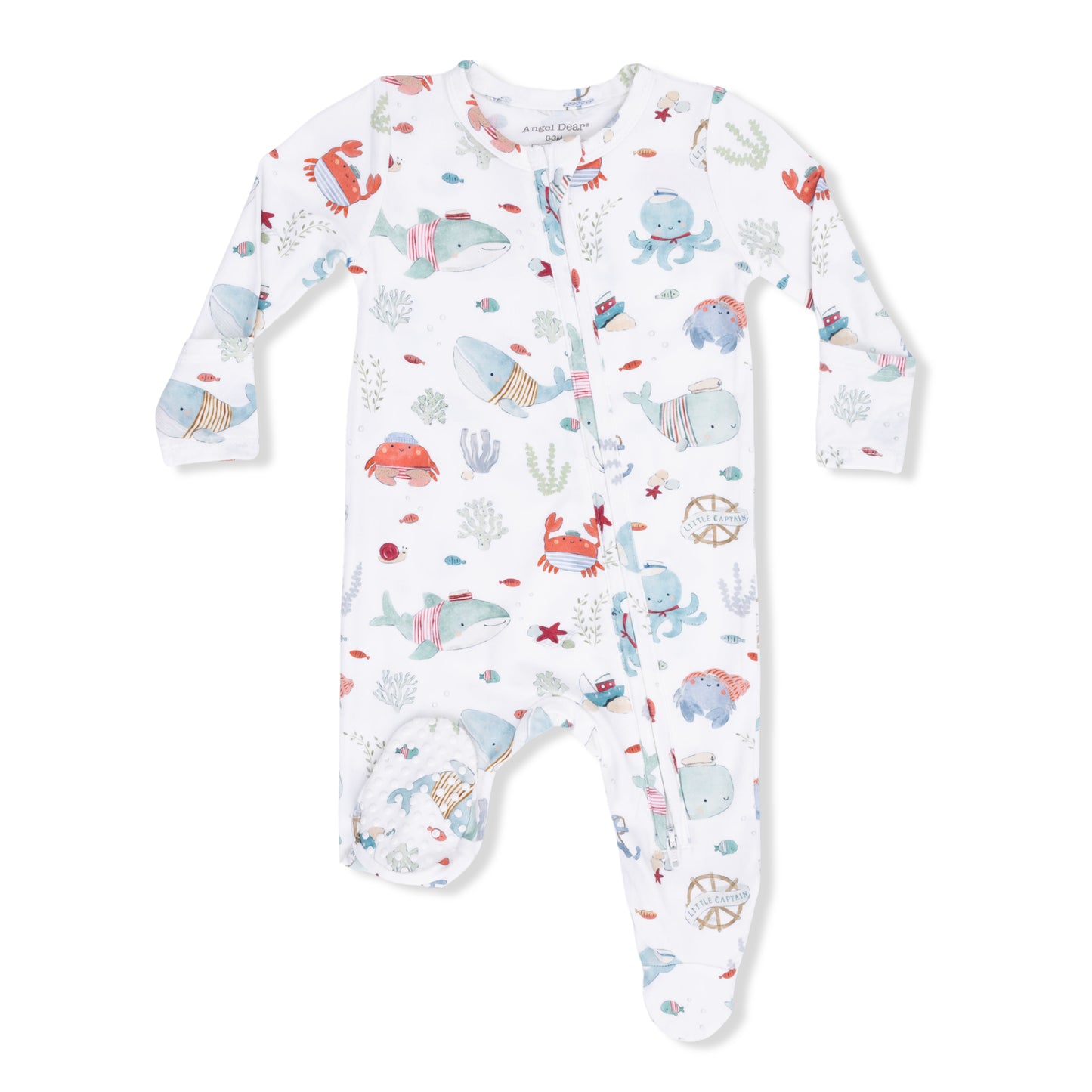 Sailor Sea Creatures - 2Way Zip Footie
