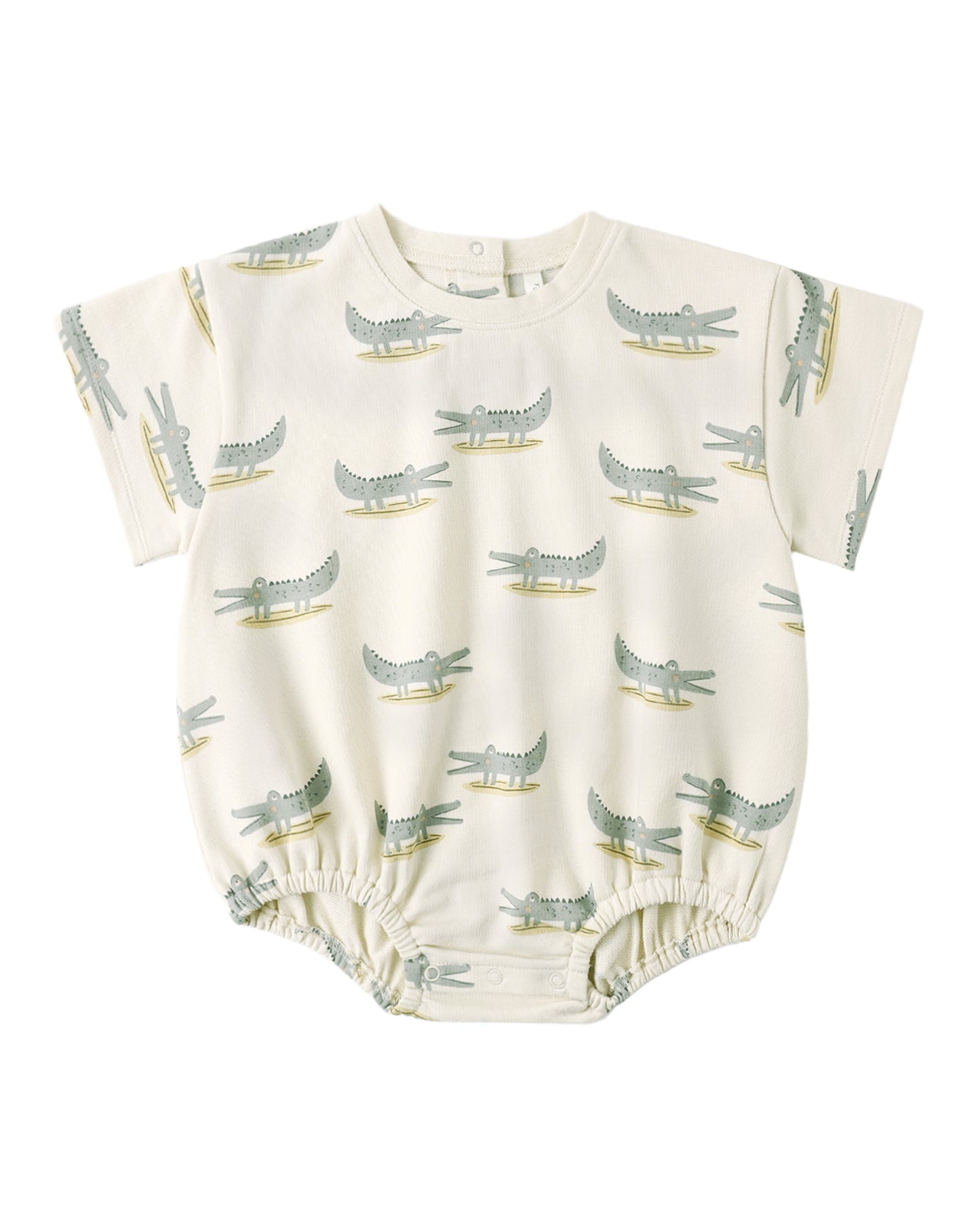 Relaxed Bubble Romper||Alligators