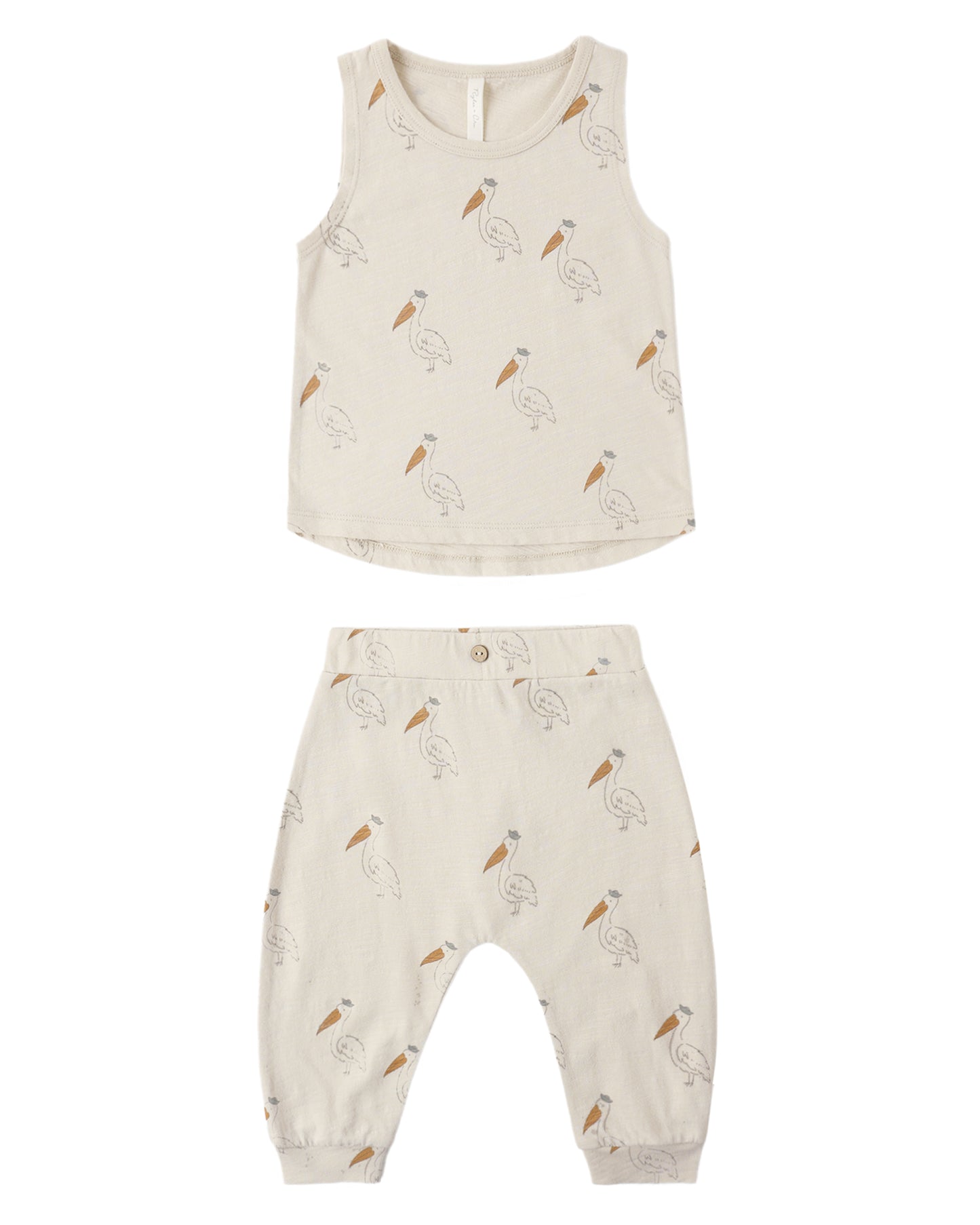 Tank+Slouch Pant Set||Pelican