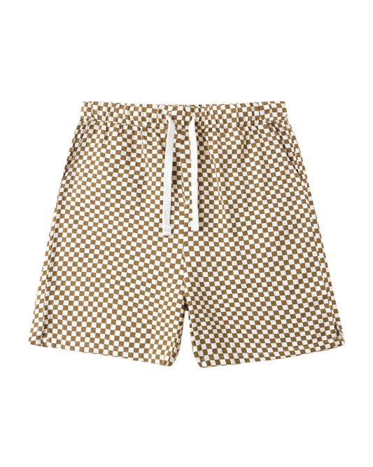 Perry Short||Ocre Check