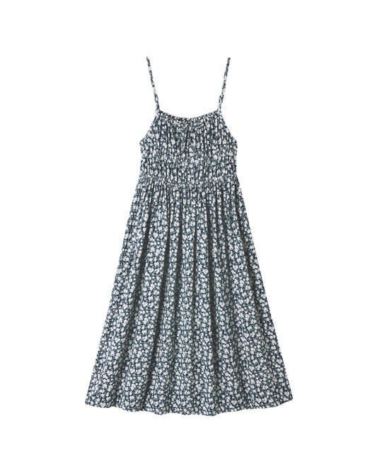 Delia Dress||Navy Floral